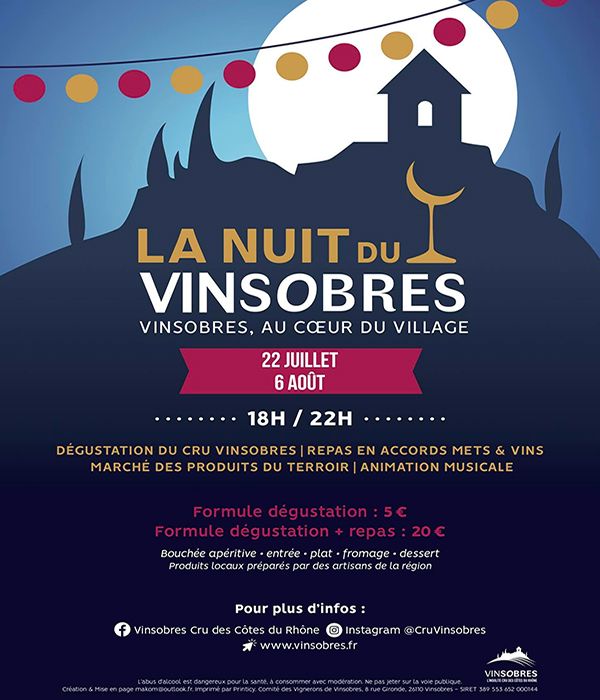 la nuit du vinsobres soiree degustation