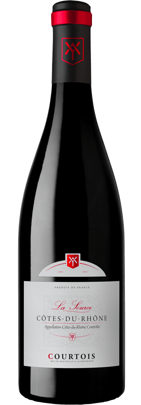 Côtes du Rhône rouge la Source Domaine Courtois