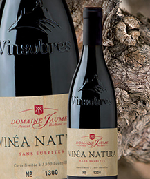 vinsobres vin rouge domaine jaume vinéa natura